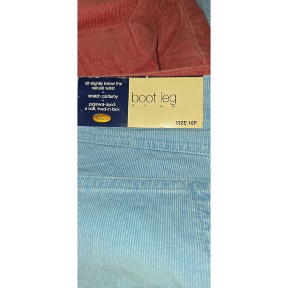 Lot Of 2 Talbots ‎ Womens Size I6  Corduroy  Stretch Boot  Leg Casual Classic - Picture 5 of 8